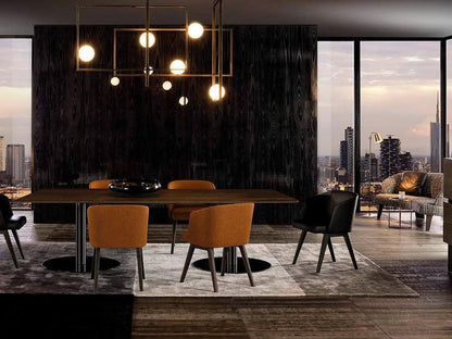 Mondrian Glass Ceiling Light - Modern Design, Adjustable Brightness