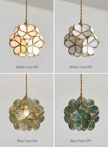 Glass Petal Pendant Light Position 23