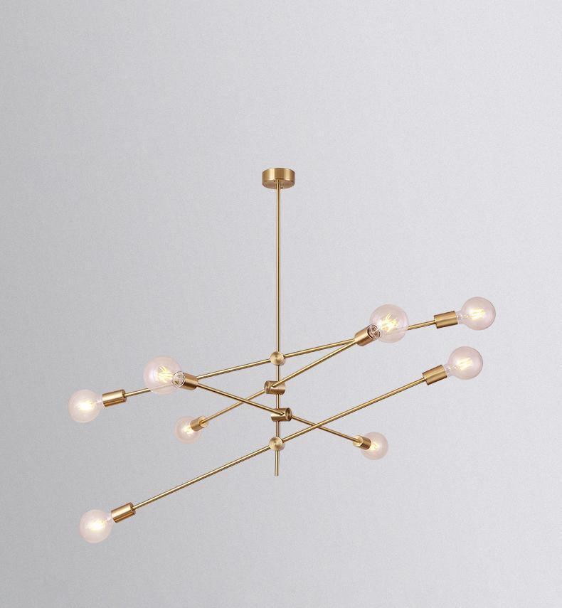 Adjustable Mobile Pendant Light with Dimmable LED and Modern Design