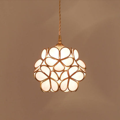 Glass Petal Pendant Light Position 9