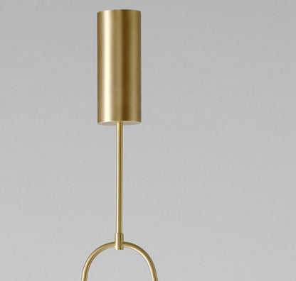 Mobile Chandelier with Adjustable Height and LED Lighting Features