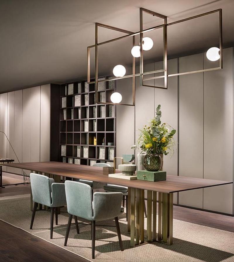 Mondrian Glass Ceiling Light - Modern Design, Adjustable Brightness