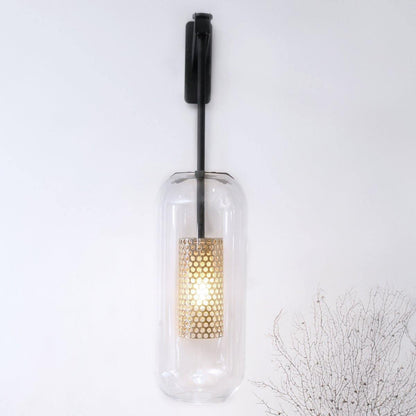 Vadim Glass Wall Lamp - Elegant Design with Adjustable Brightness