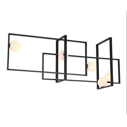 Mondrian Glass Ceiling Light - Modern Design, Adjustable Brightness