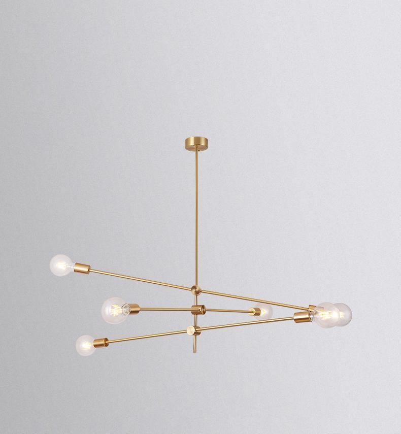 Adjustable Mobile Pendant Light with Dimmable LED and Modern Design