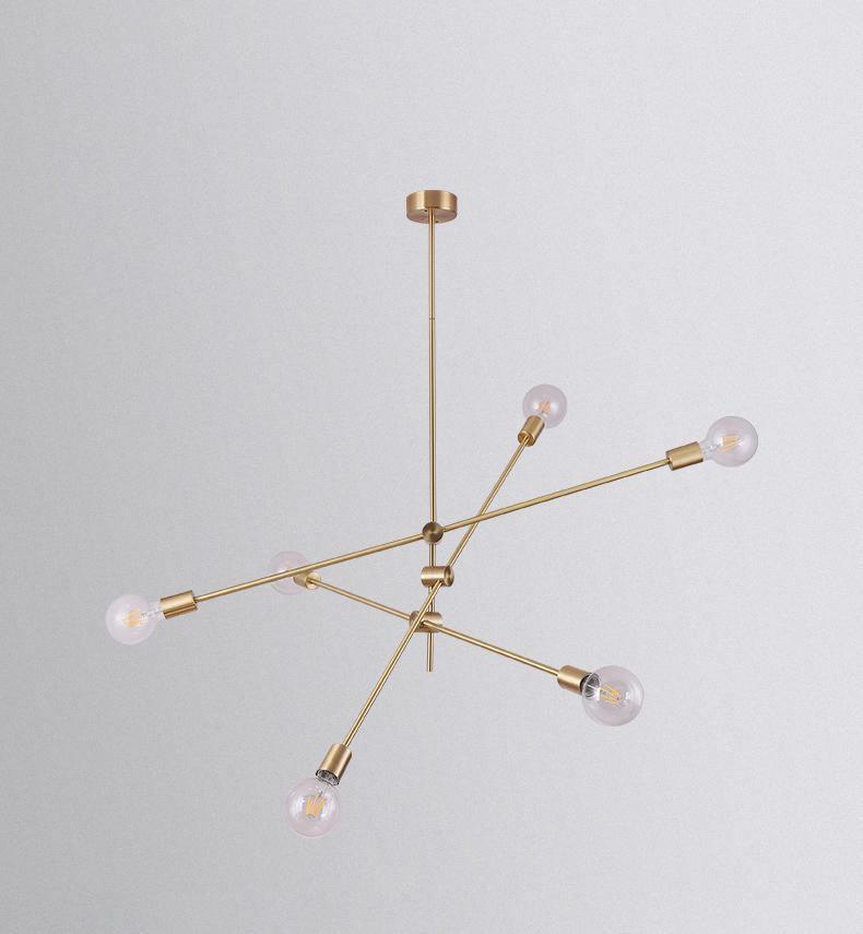 Adjustable Mobile Pendant Light with Dimmable LED and Modern Design