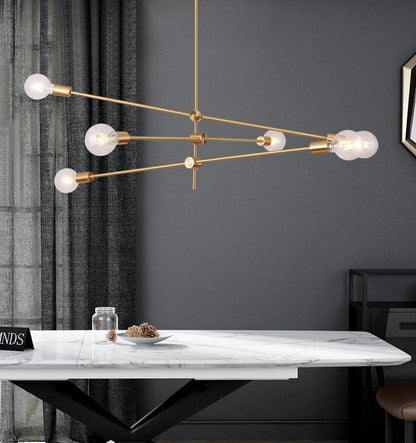 Adjustable Mobile Pendant Light with Dimmable LED and Modern Design