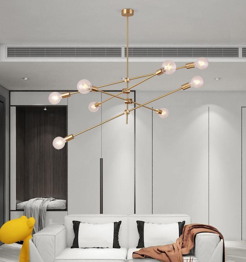 Adjustable Mobile Pendant Light with Dimmable LED and Modern Design