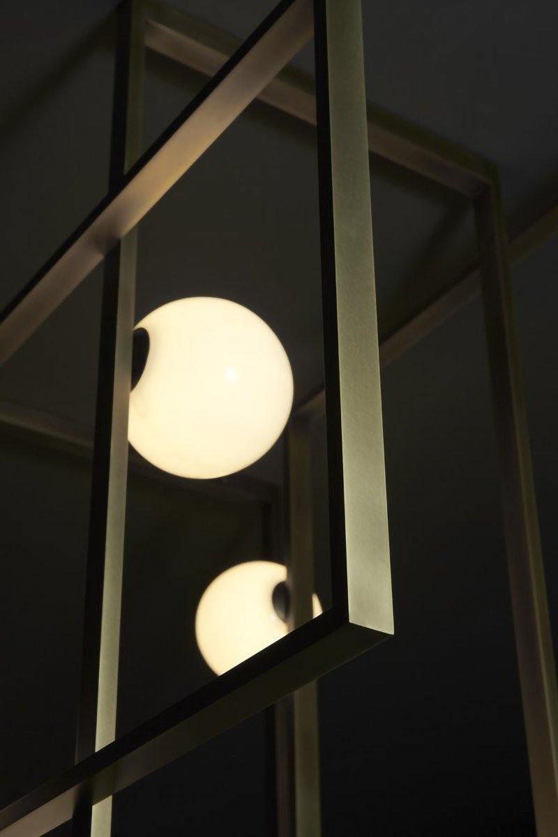 Mondrian Glass Ceiling Light - Modern Design, Adjustable Brightness