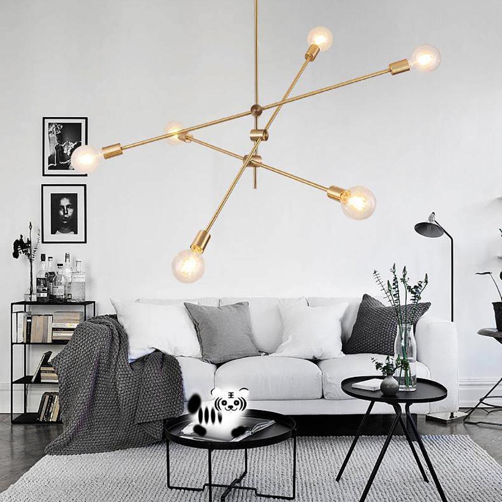 Adjustable Mobile Pendant Light with Dimmable LED and Modern Design