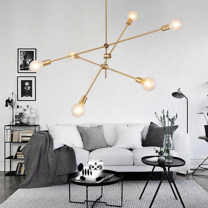 Adjustable Mobile Pendant Light with Dimmable LED and Modern Design