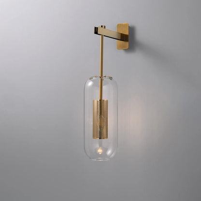 Vadim Glass Wall Lamp - Elegant Design with Adjustable Brightness