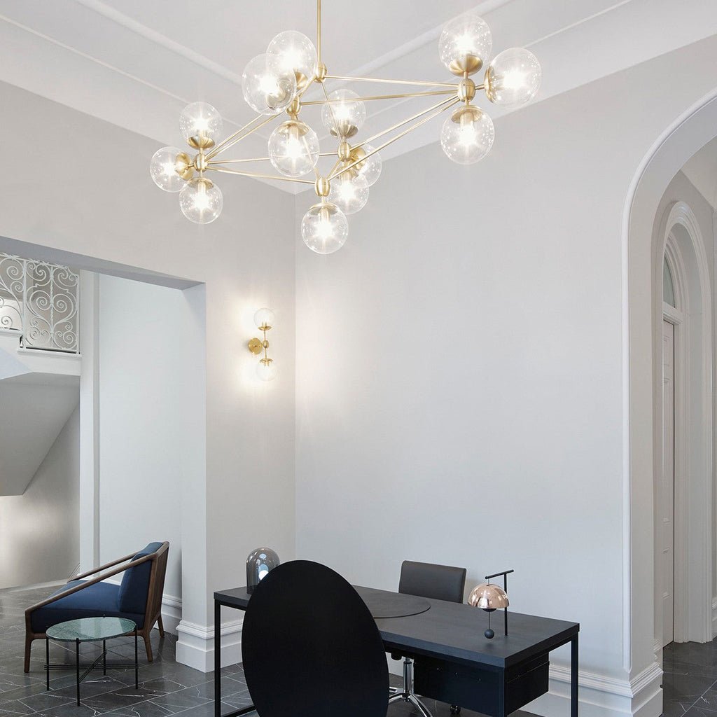 Vertex Chandelier - Modern Design with Adjustable Brightness & Energy-
