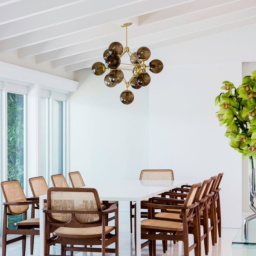 Vertex Chandelier - Modern Design with Adjustable Brightness & Energy-