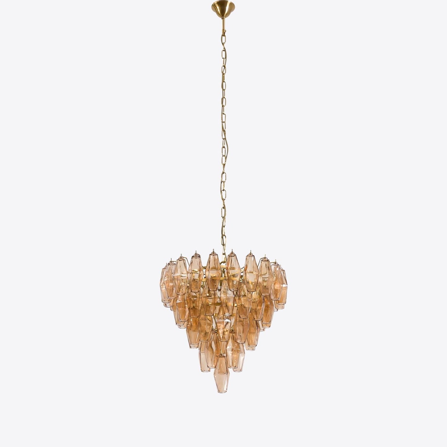 Asti Glass Chandelier - Elegant Design with Adjustable Height & Crysta