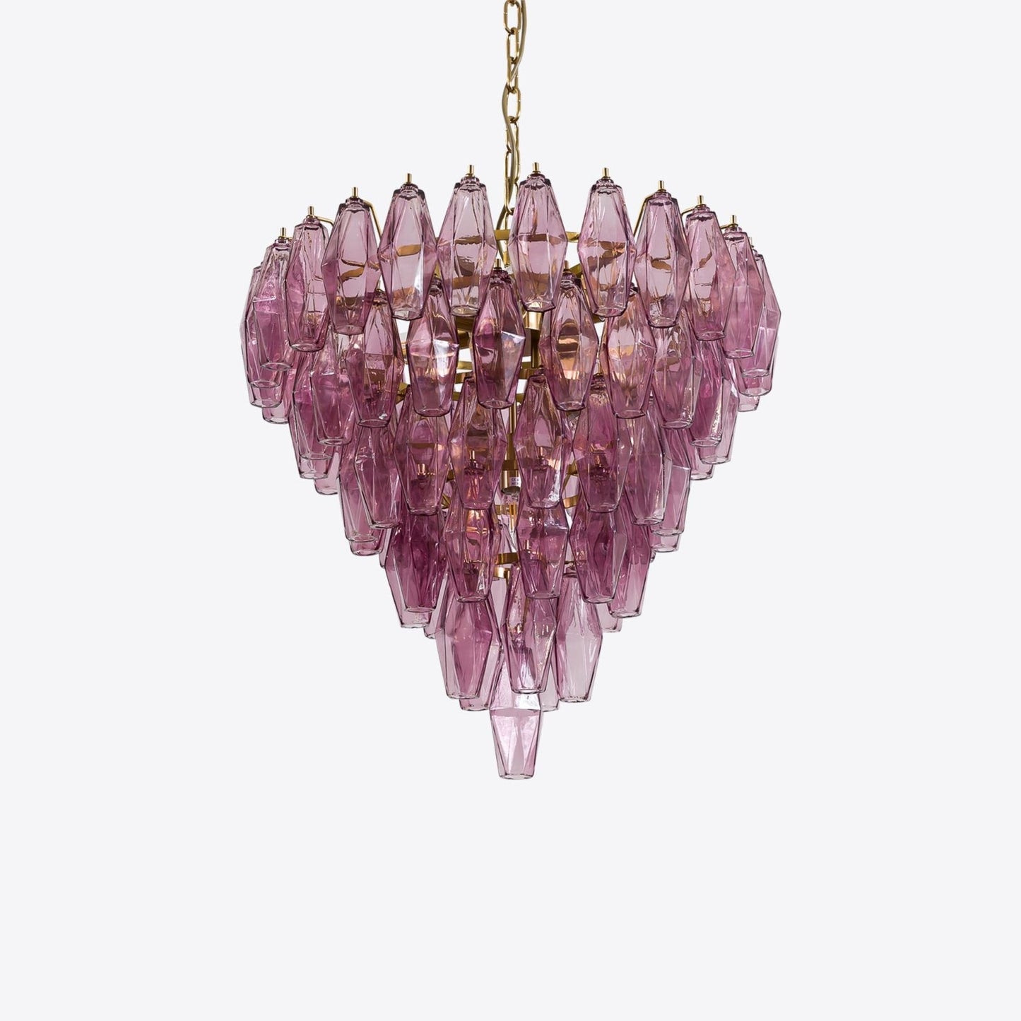 Asti Glass Chandelier - Elegant Design with Adjustable Height & Crysta