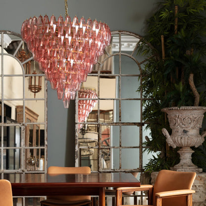 Asti Glass Chandelier - Elegant Design with Adjustable Height & Crysta