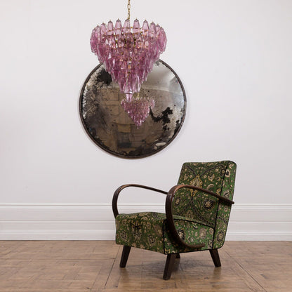 Asti Glass Chandelier - Elegant Design with Adjustable Height & Crysta