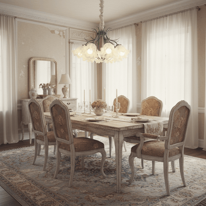 Lily of the Valley Flower Chandelier - Elegant Design, LED Lighting