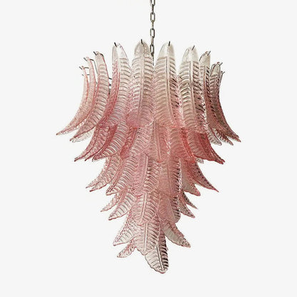 Rosalind Modern Glass Chandelier - Elegant Design with Adjustable Heig