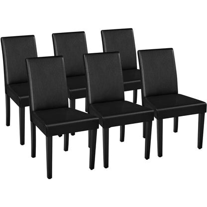 Dining Chairs Set of 6 Faux Leather Position 3