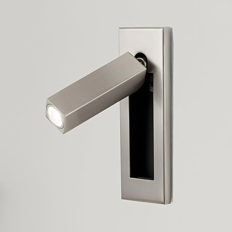 Professional Embedded Bedside Sconce with Adjustable Light and USB Por
