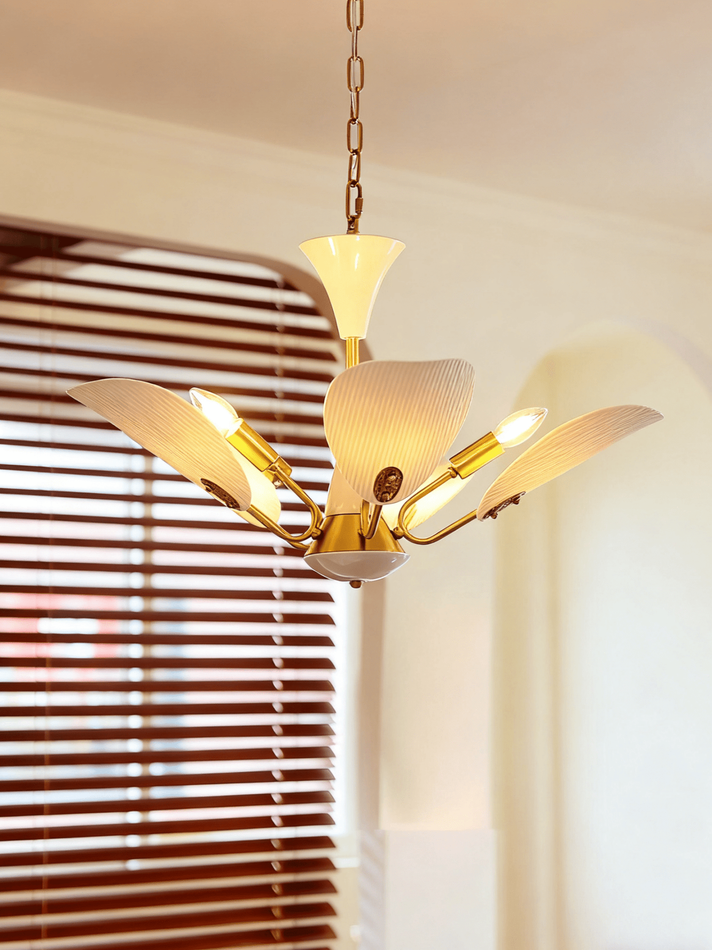 Liora Blossom Chandelier - Elegant Floral Design with Adjustable Heigh