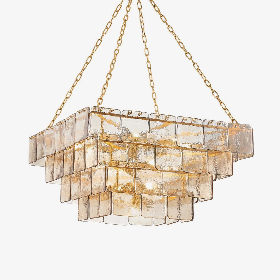 Regal Chain Chandelier - Elegant Lighting with Adjustable Height & Cry