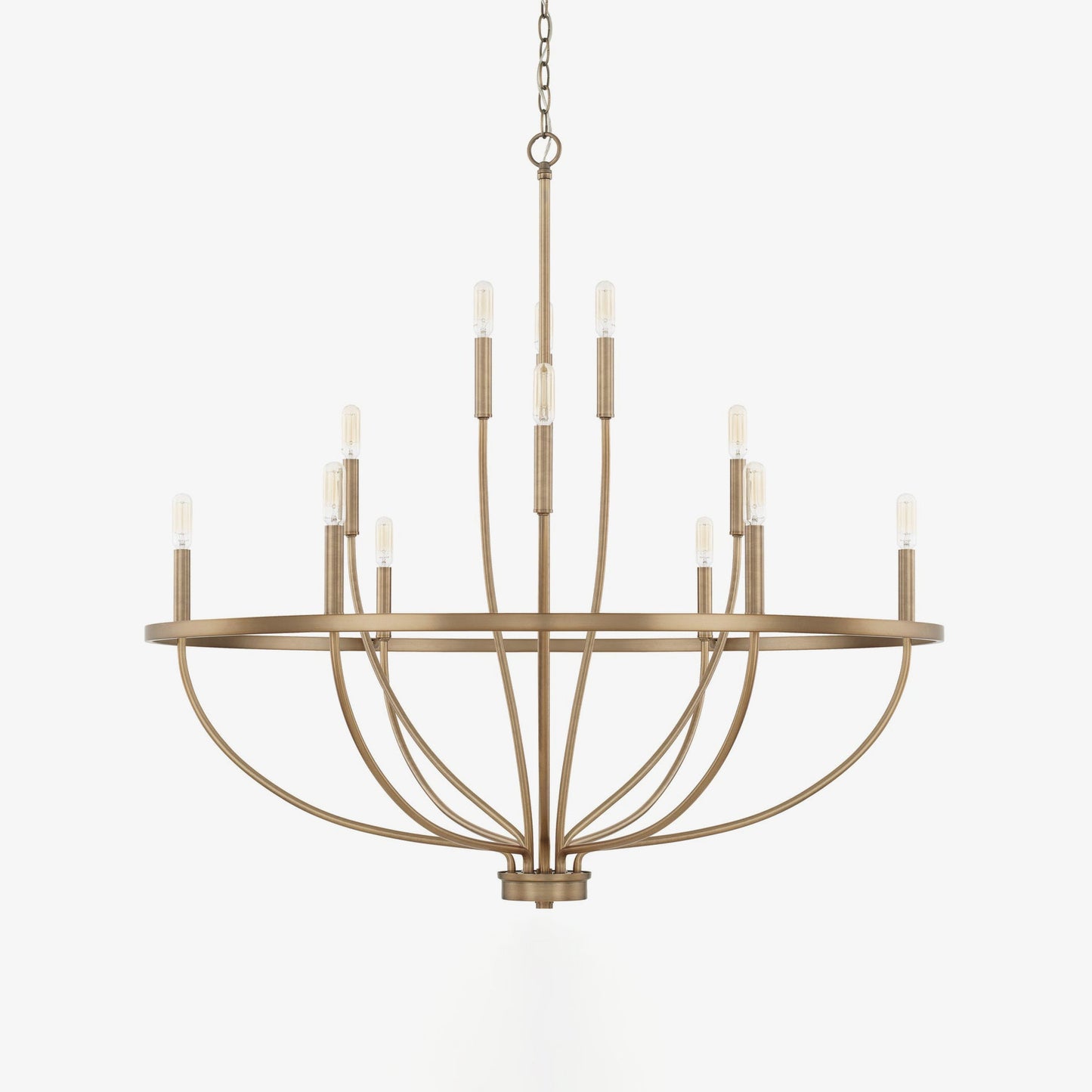 Maxwell Crystal Chandelier - Elegant Design with Adjustable Height