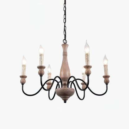 Willowbrook Farmhouse Chandelier - Rustic Design with Adjustable Heigh