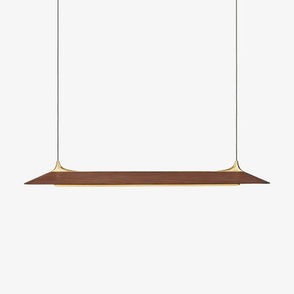 Mernoe Wooden Chandelier - Elegant Design with Adjustable Height & LED