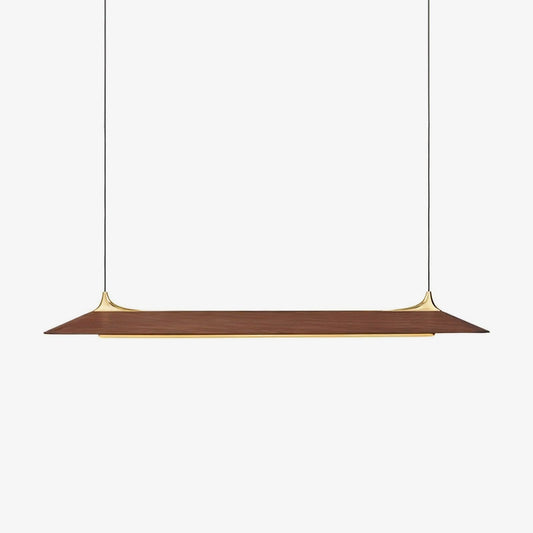 Mernoe Wooden Chandelier - Elegant Design with Adjustable Height & LED
