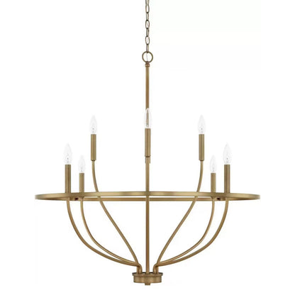 Maxwell Crystal Chandelier - Elegant Design with Adjustable Height