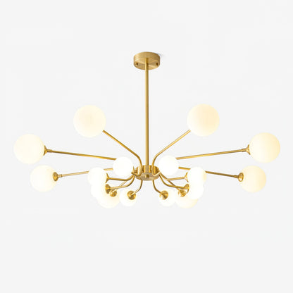 Elegant Balloon Ball Chandelier - Adjustable Height, Energy Efficient
