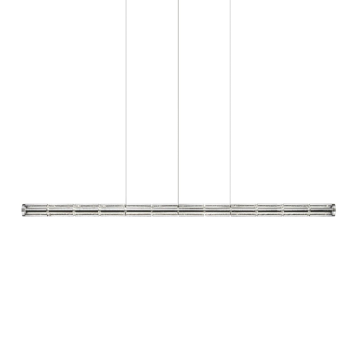 Mcdade Segmented Glass Chandelier - Elegant Design, Adjustable Height