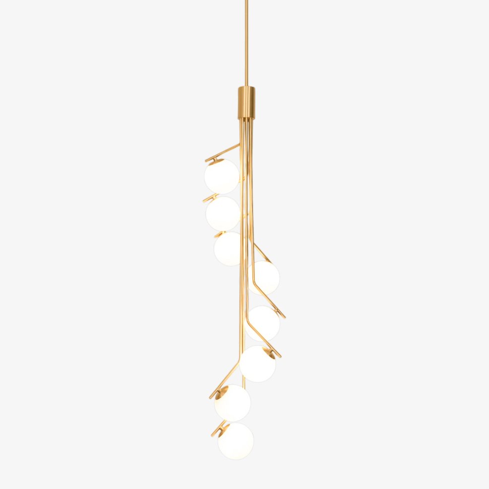 Hudson Branch Chandelier - Elegant Design with Adjustable Height & LED