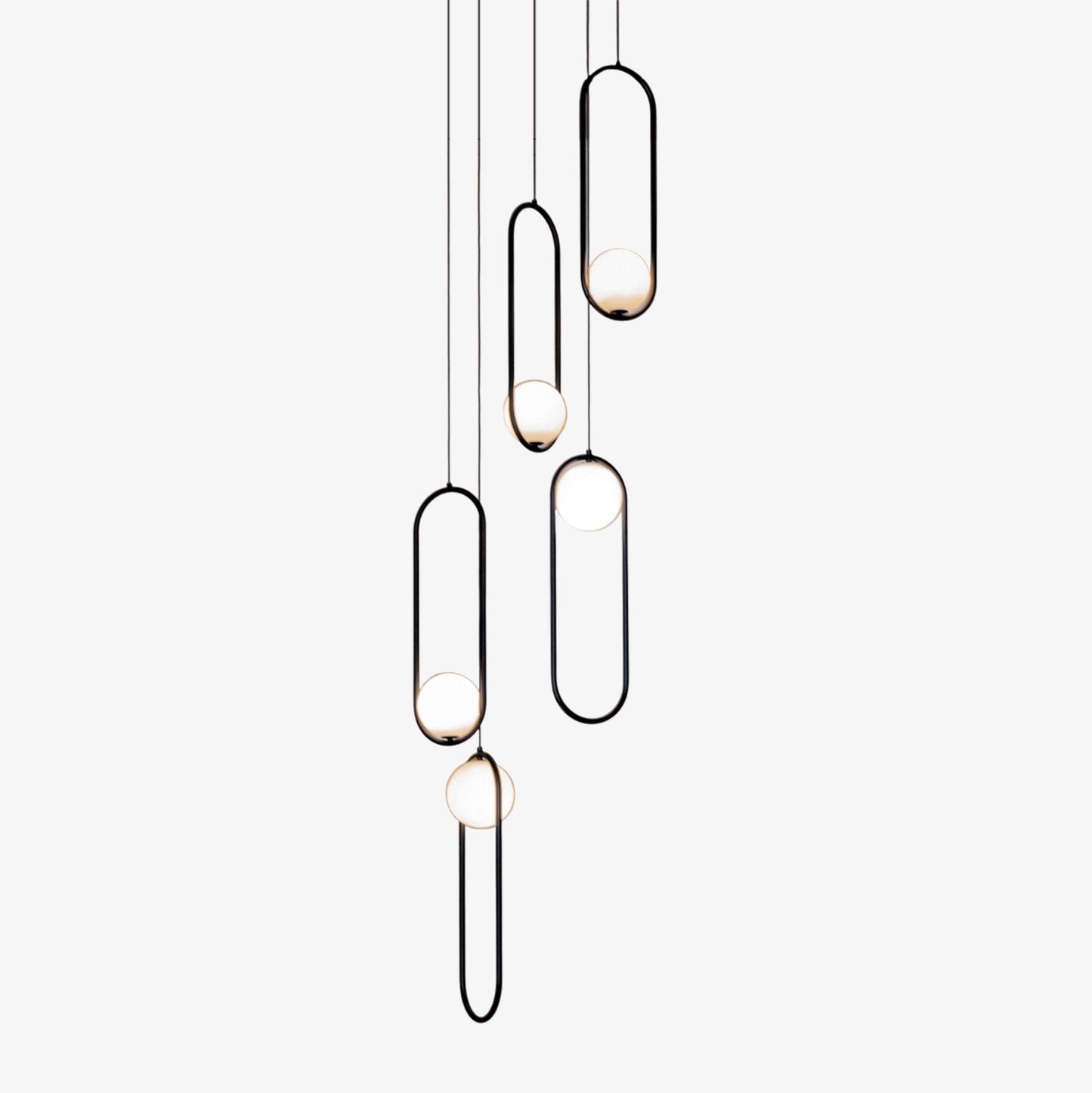 Mila Combination Chandelier - Modern Design with Adjustable Arms & LED