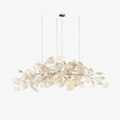 Gingko Plume Chandelier - Elegant Design with Adjustable Brightness