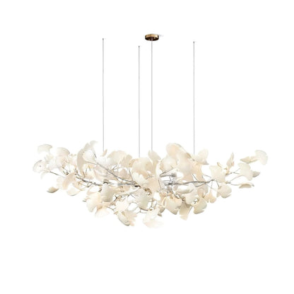 Horizon Bloom Ginkgo Chandelier - Elegant Design & Adjustable Height