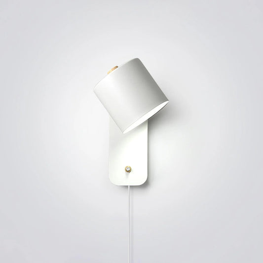 Rotatable Cylinder Plug-in Wall Lamp with Adjustable Brightness & Mode