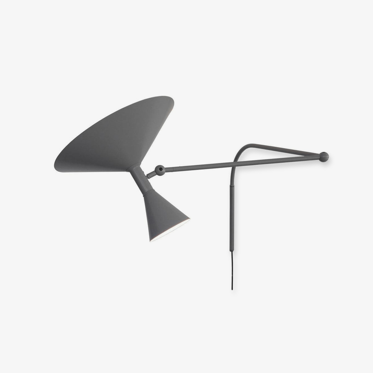 Marseille Plug-in Wall Light with Adjustable Brightness & Sleek Design