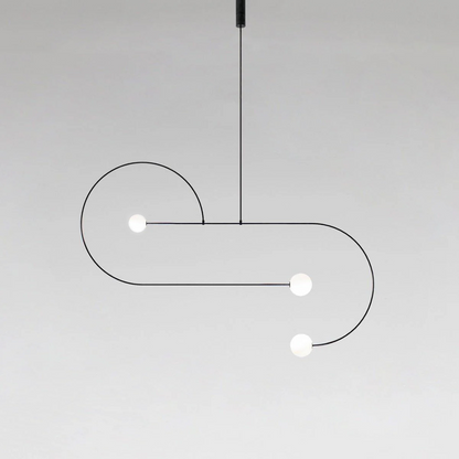 Mobile Chandelier with Adjustable Height and LED Lighting Features