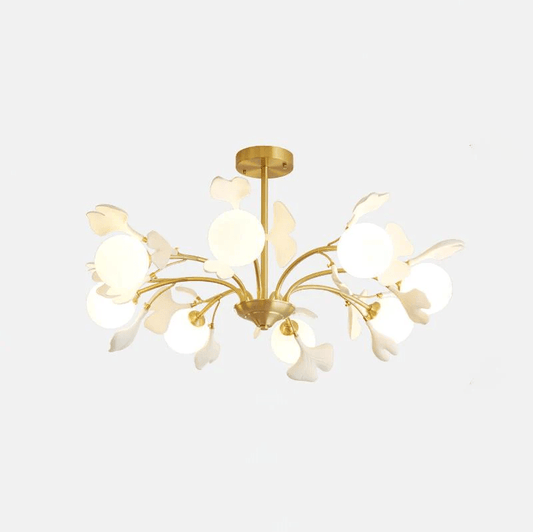 Thalassa Gingko Chandelier - Elegant Design with Adjustable Lighting