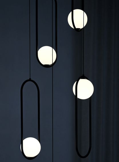 Mila Combination Chandelier - Modern Design with Adjustable Arms & LED