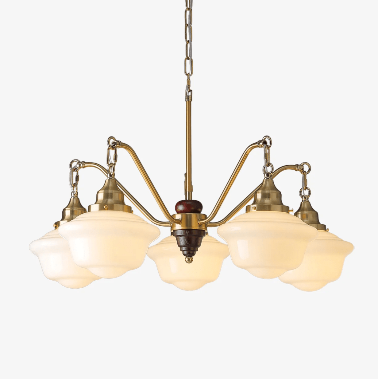 Marquette Chandelier - Elegant Design, Adjustable Height, Crystal Acce