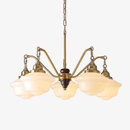 Marquette Chandelier - Elegant Design, Adjustable Height, Crystal Acce
