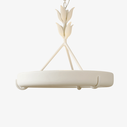 Tinsley Plaster Chandelier - Elegant Design with Adjustable Height & S