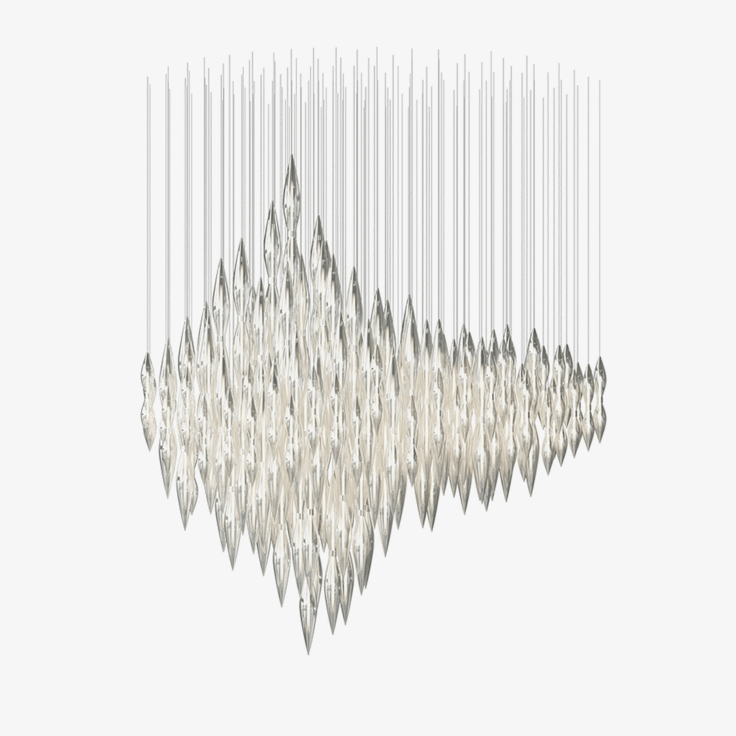 Elegant Opera Chandelier - Crystal Accents & Adjustable Height