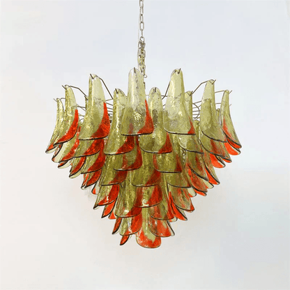 Marielle Glass Chandelier - Elegant Illumination with Adjustable Heigh