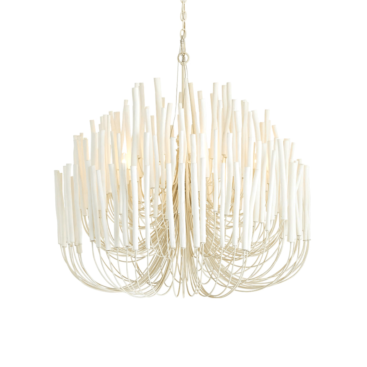 Swinton Crystal Chandelier - Elegant Lighting, Adjustable Height